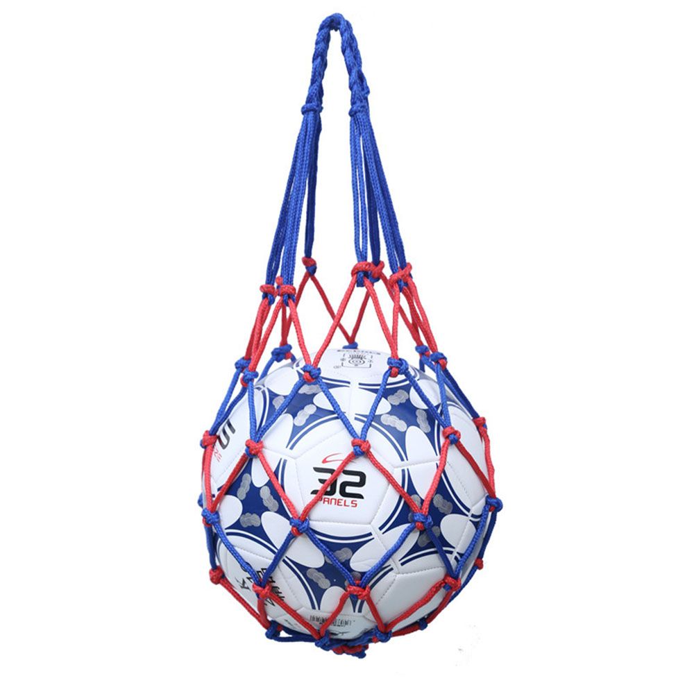 Football Ball Carrying Mesh Bag, Durable Nylon Weaving Net Volleyball Bag, Portable Sports Equipment Storage