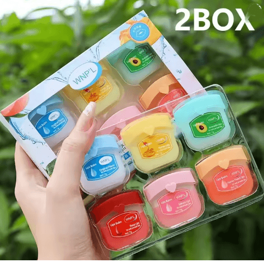 Fruit Lip Balm Set Moisturizing Non Sticky Lip Care Collection