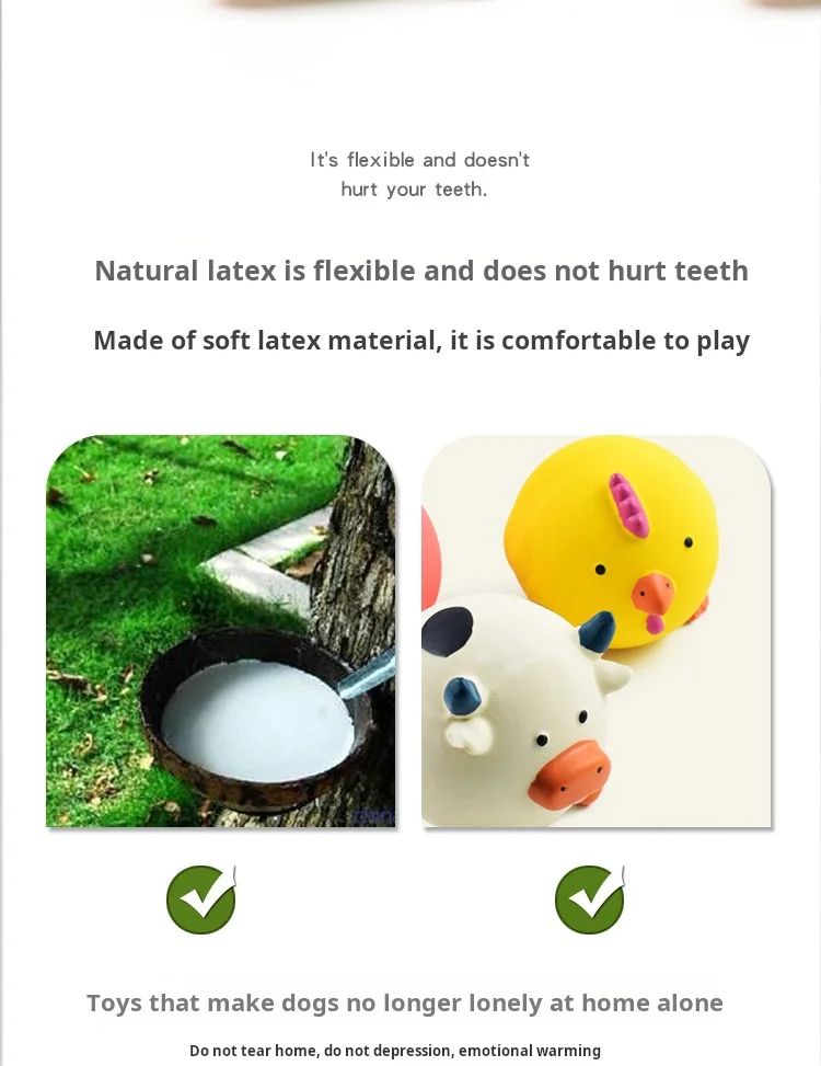 Animal Shaped Squeaky Dog Chew Toys