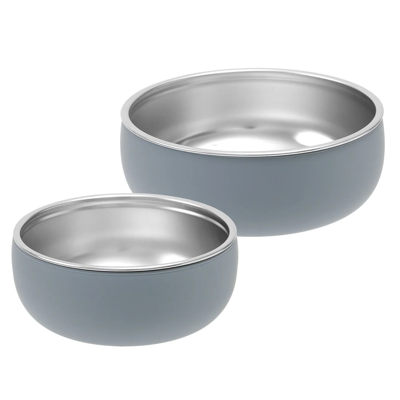 Double Layer Stainless Steel Pediatric Feeding Bowl Set