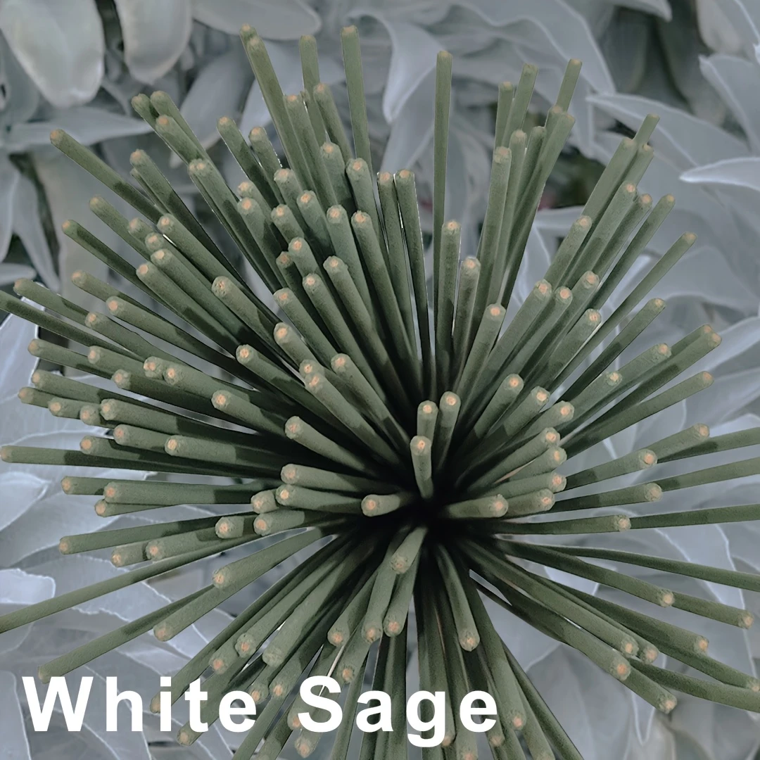 White Sage Aromatherapy Stick, Spiritual Smudge for Yoga, Meditation, Soul Cleansing & Removing Negative Energy