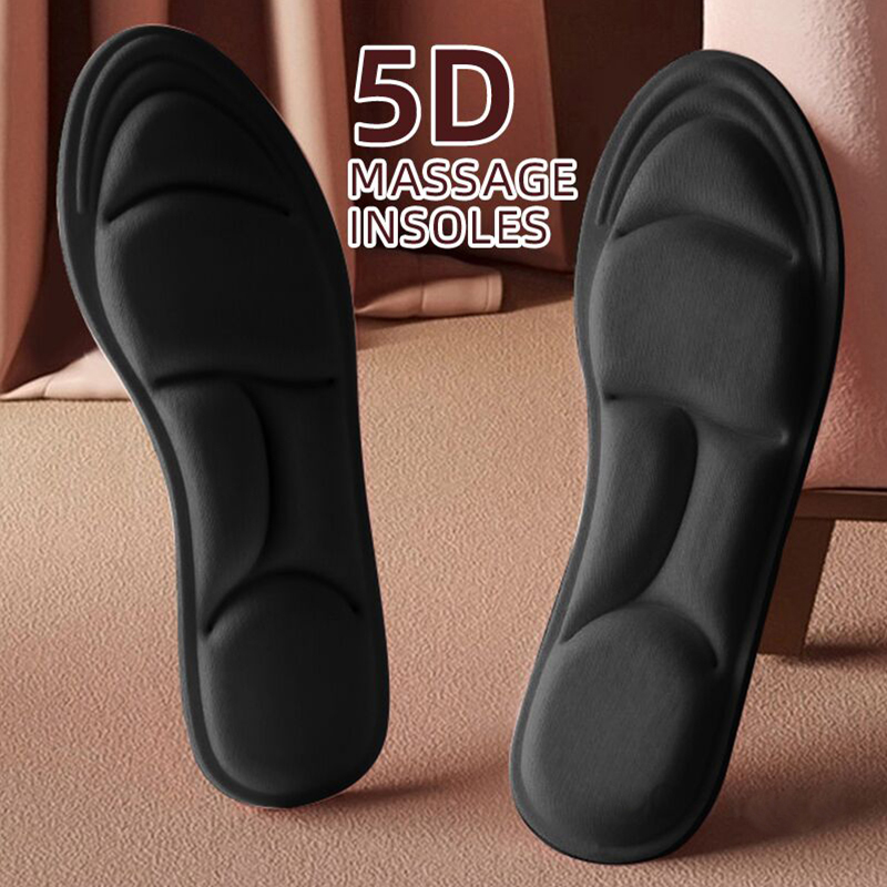 5D Massage Memory Foam Insoles for Comfort & Cushioning Ideal for High Heels