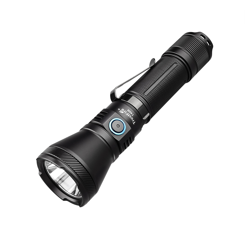 Trustfire Tactical Flashlight Lumen LED Torch with USB Charging, Beam, Self-defense, Waterproof