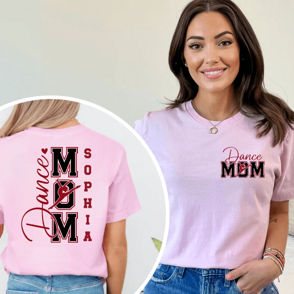 Personalized Dance Mom Shirt Custom Name Dance Mom Life Tee Gift