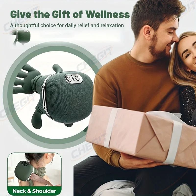Electric Shiatsu Deep-Kneading Massager – Premium Neck & Shoulder Muscle Recovery System