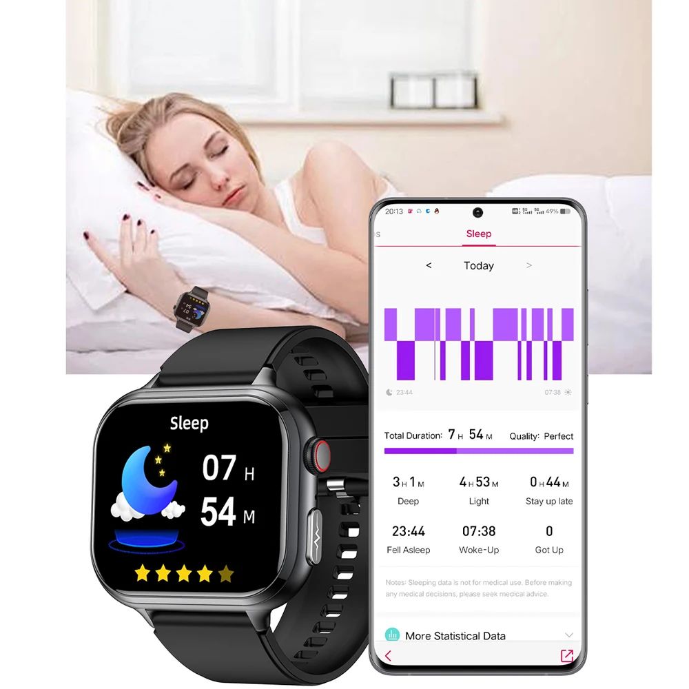 VALDUS VE31 Pro ECG Bluetooth Calling Smartwatch