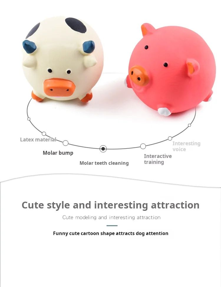 Animal Shaped Squeaky Dog Chew Toys