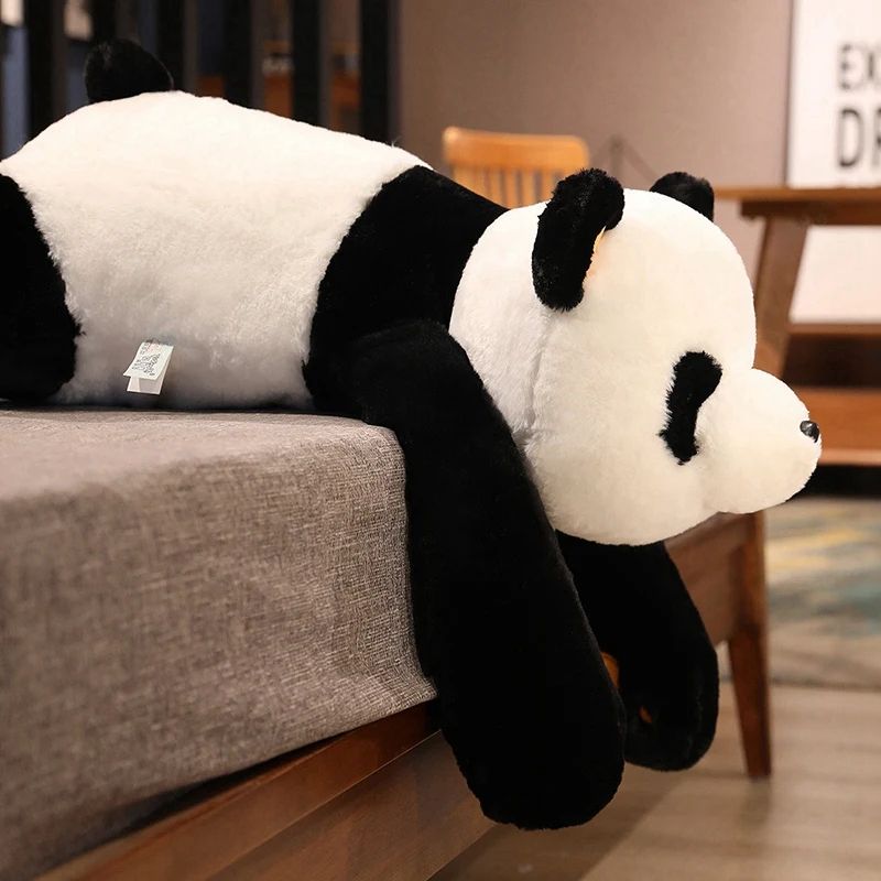 Giant Panda Plush Pillow 60–120cm Ultra Soft Cuddle Stuffed Animal Toy