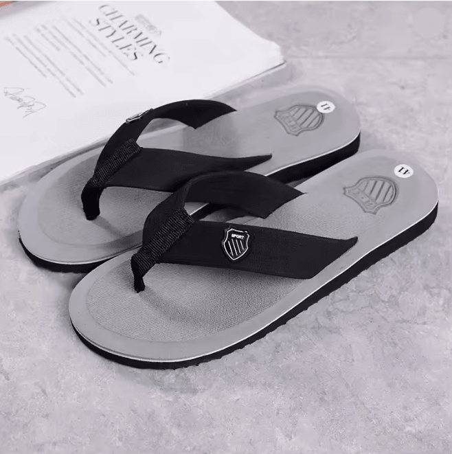 CoastFlex Mens Casual Flip Flops Non Slip Summer Beach Slides