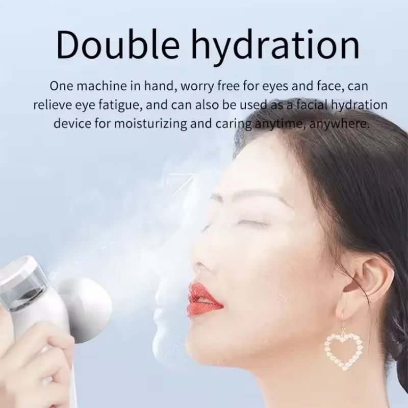 Heated Nano Eye Mist Sprayer with Warm Compress and Moisture Therapy