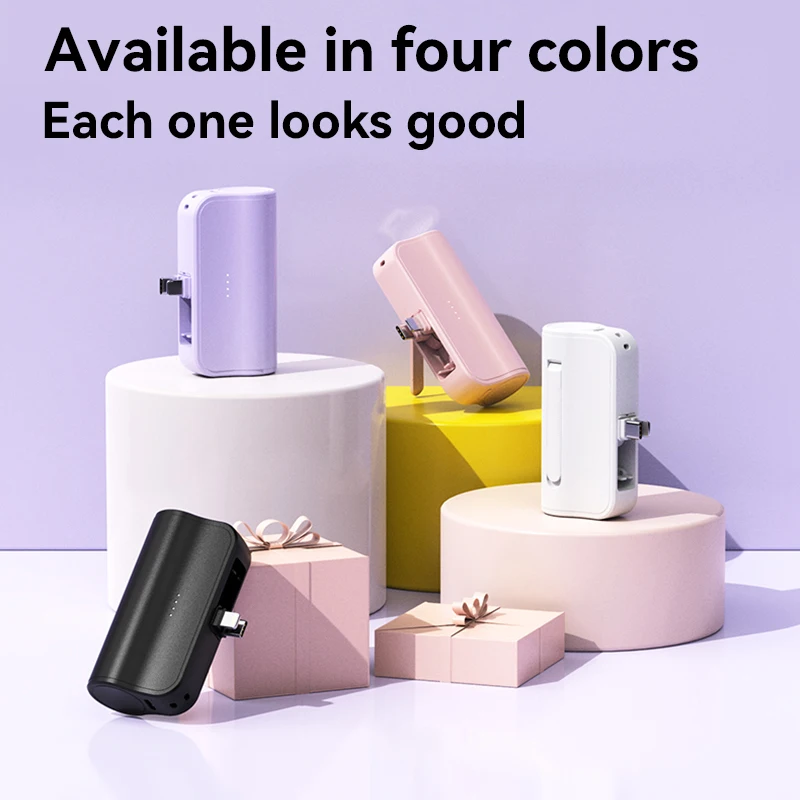Mini Capsule Ultra High Power Wireless Fast Charging Power Bank