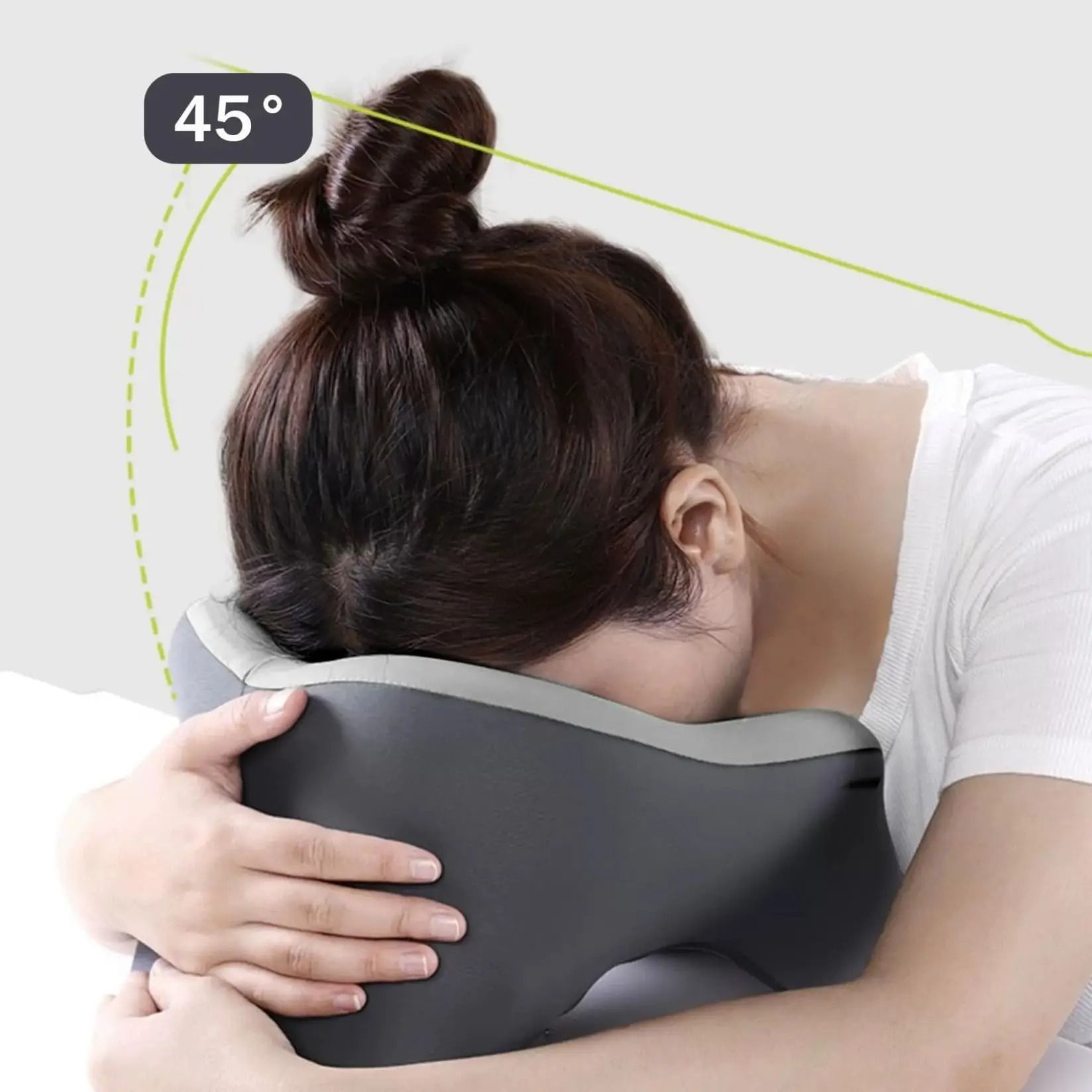 High-Fidelity 2-in-1 Face Down Travel Pillow