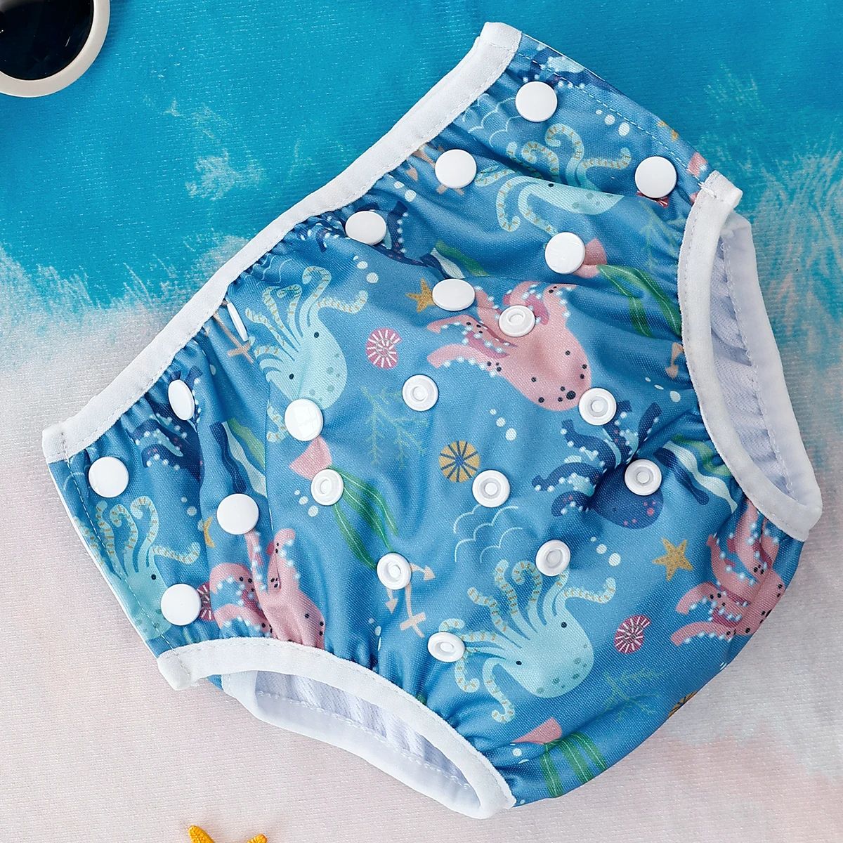 Kangobaby Reusable Baby Swim Diaper Adjustable Washable Swim Pants