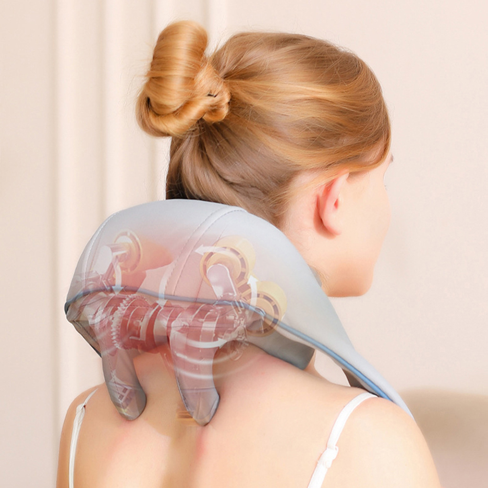 Intelligent Neck Massage Shawl Cervical & Trapezius Muscle Relaxation Device for Shoulder and Neck Pain Relief