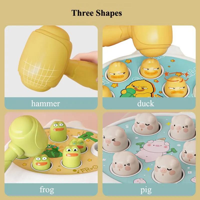 Montessori Learning Duck Hammer Game – Educational Toy for Toddlers