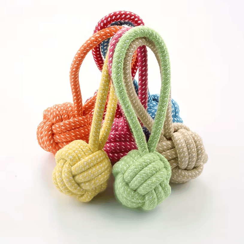 Braided rope dog toy for Interactive Tug of War and Dental Care Chewing – Small to Medium Breed Pet Play Toy