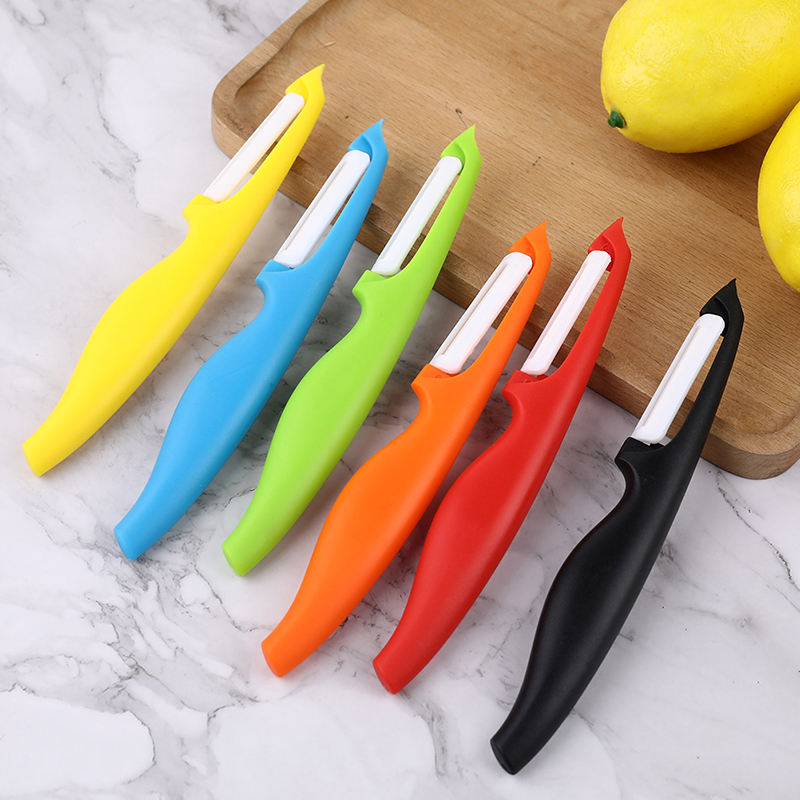 Precision Ceramic Fruit and Vegetable Peeler Ultra Sharp Zirconia Blade for Effortless Kitchen Prep