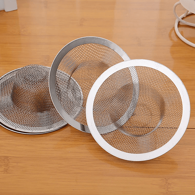 Stainless Steel Drain Strainer for Shower and Sink Hair Catching