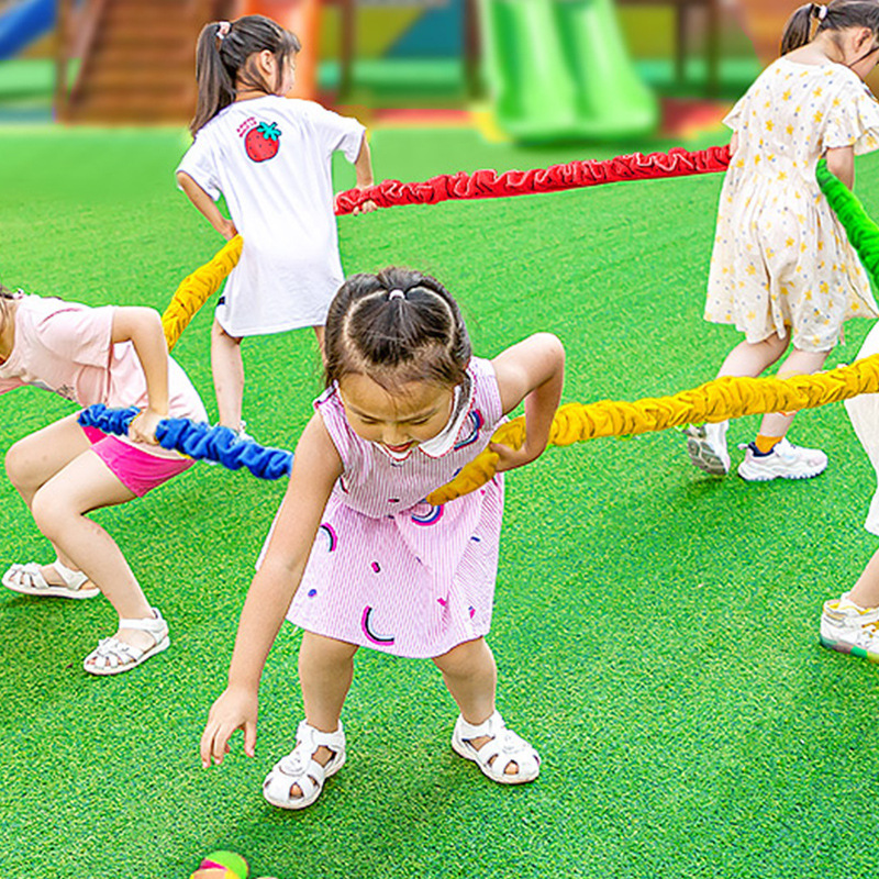 Cooperative Stretchy Band, Team Building Games for Kids and Adults, Outdoor Elastic Fleece Group Activity for Integratio