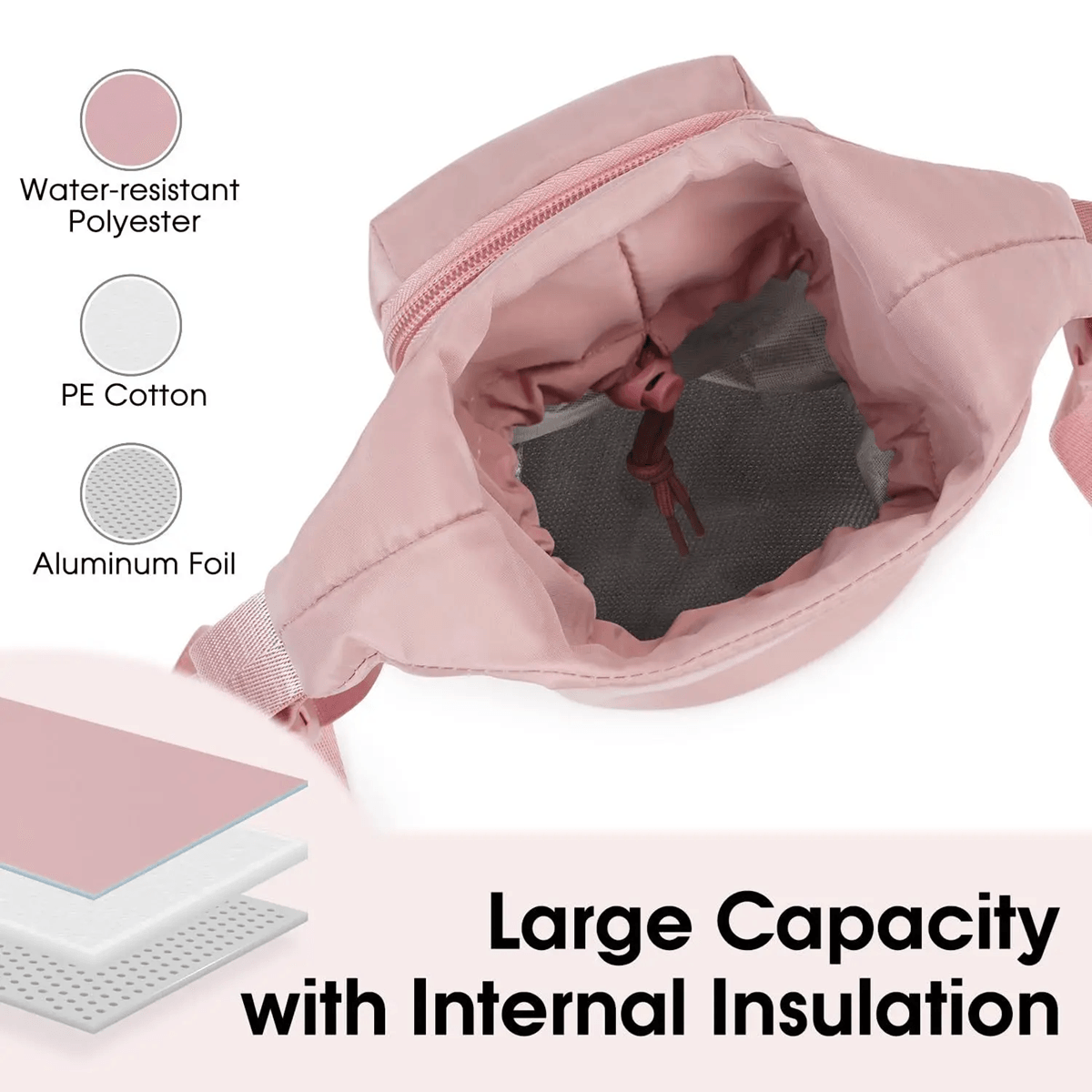 ThermaCarry Insulated Water Bottle Shoulder Bag