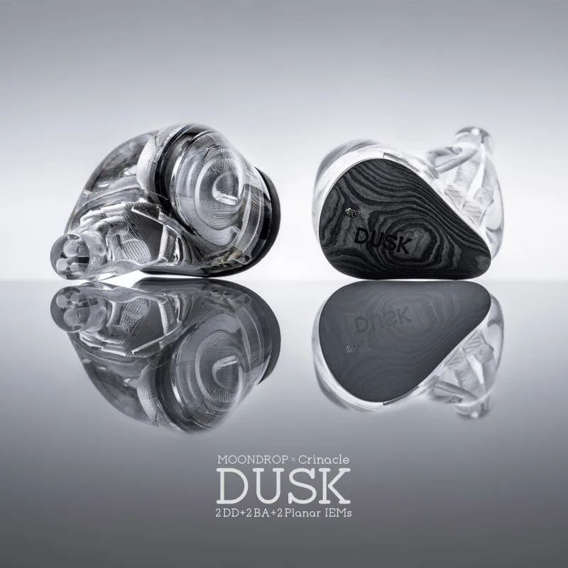 MoonDrop Dusk 2 Planar In Ear Headphone, Interchangeable Cable With 3.5mm, Pro Grade Audio