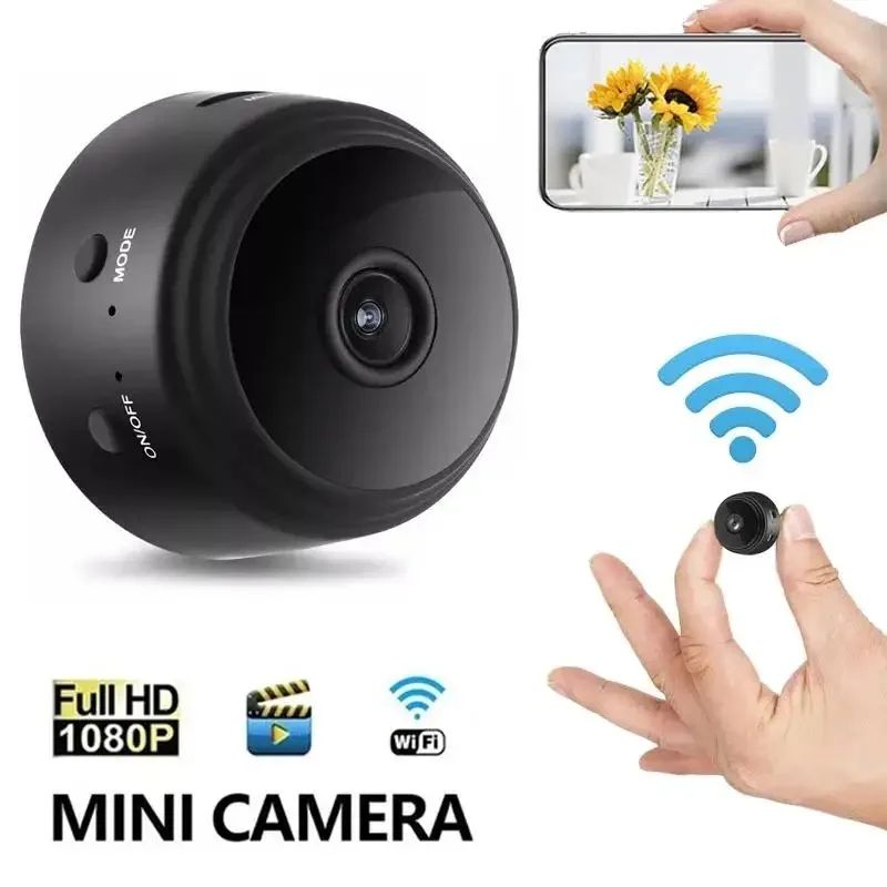 A9 Mini WiFi Security Camera 1080P with Night Vision & Smart App Control