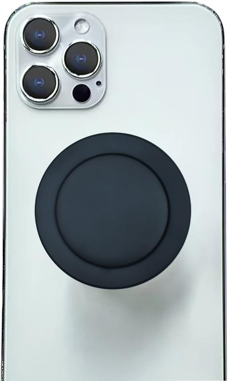 Magnetic Folding Mobile Phone Grip Holder, Popped Socket Pocket for Magsafe iPhone Mac, Samsung Expanding Stand