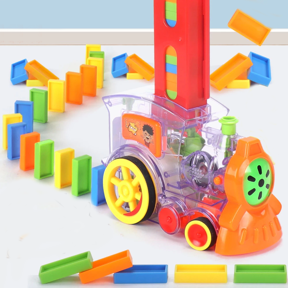 Automatic Domino Train Toy – Educational & Fun