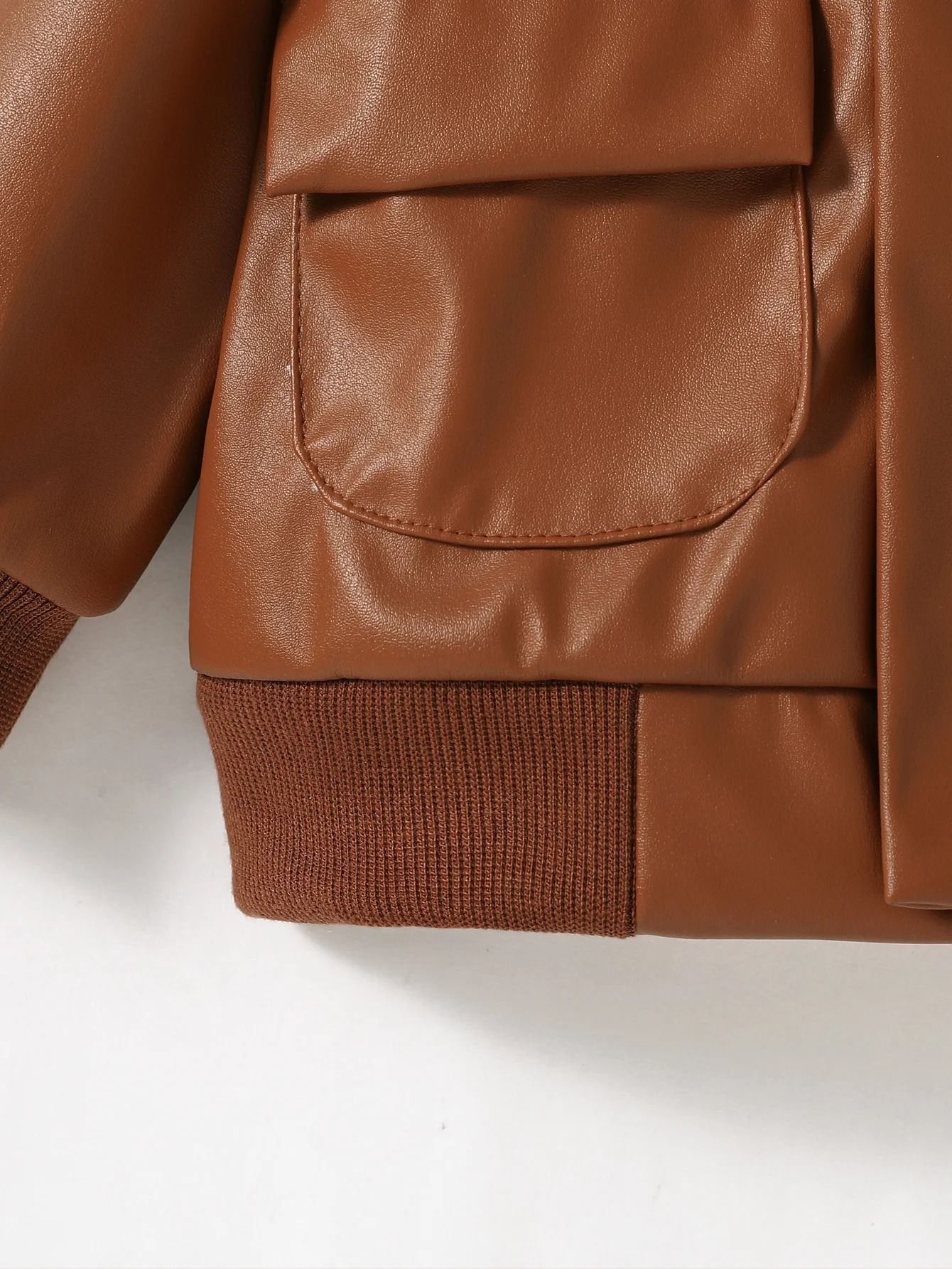 2024 Premium Baby Boys PU Leather Jacket - Fashion Fall/Winter Moto Outerwear