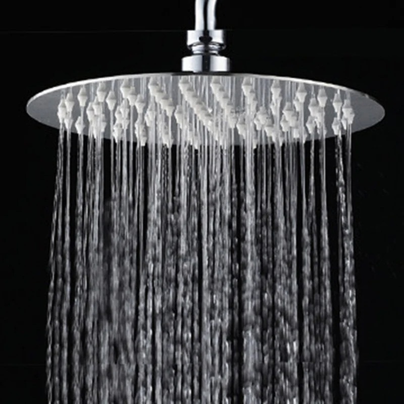 Ultra-Thin Stainless Steel Rainfall Shower Head, High Quality Square Round