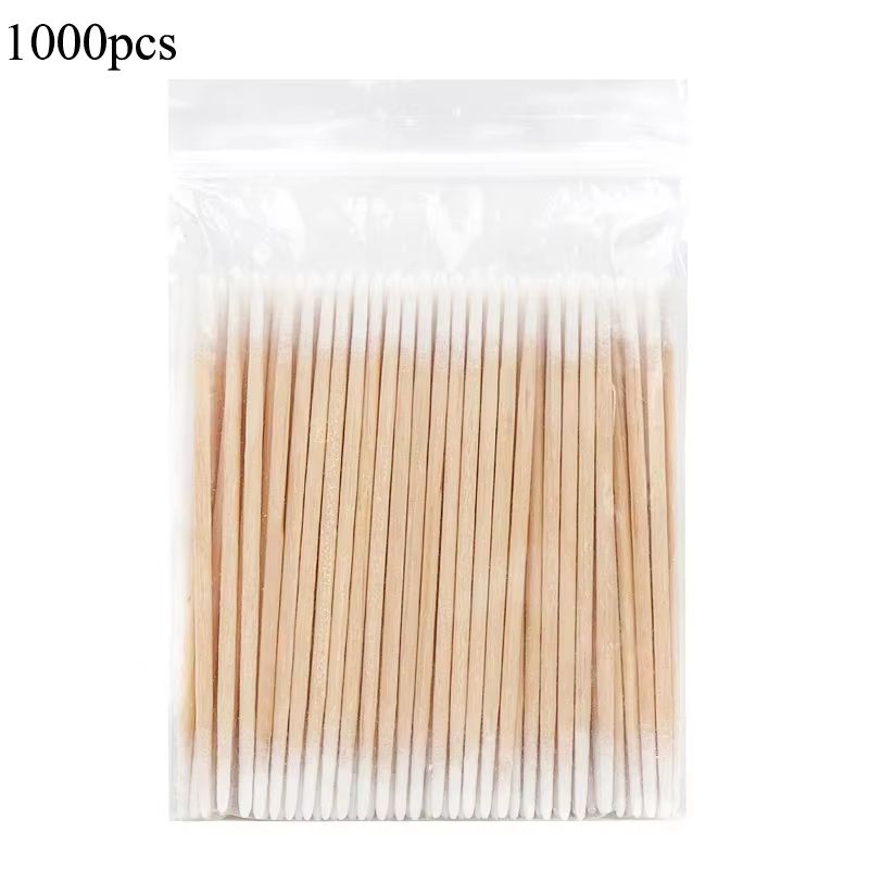 100/300pcs Double-Head Cotton Swabs – Makeup, Medical & Personal Care Tool