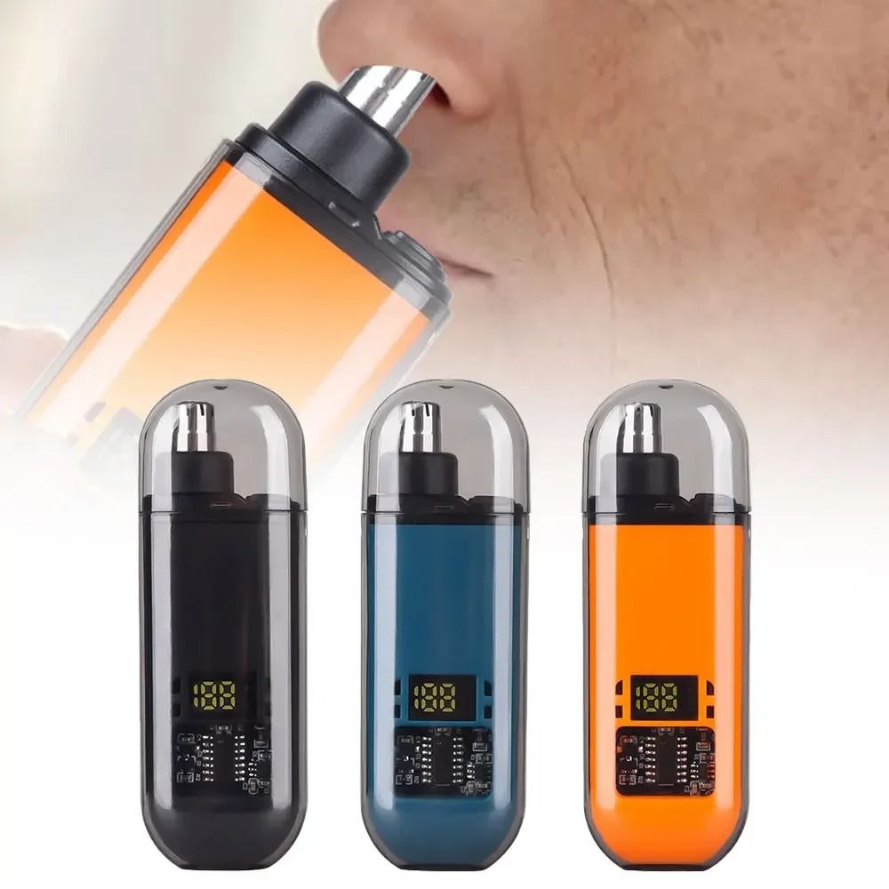 2 in 1 Electric Ear & Nose Hair Trimmer Clipper Professional Portable Grooming Tool for Men