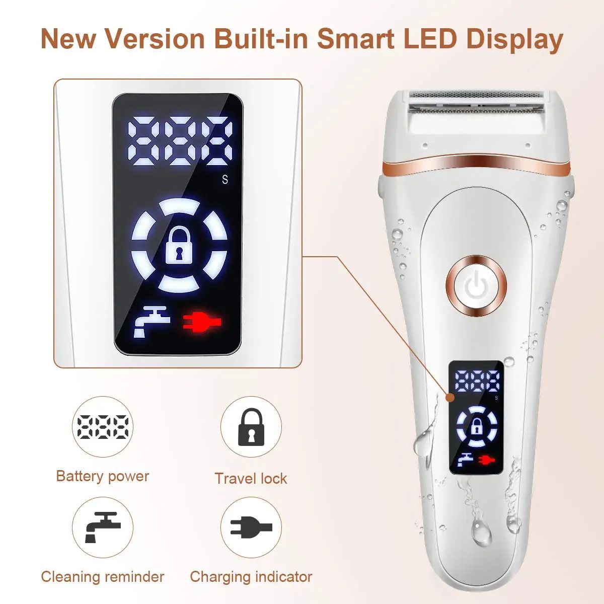 Women Bikini Line Trimmer – Gentle Intimate Grooming Shaver for Pubic Hair & Sensitive Areas, Body Hair Trimmer