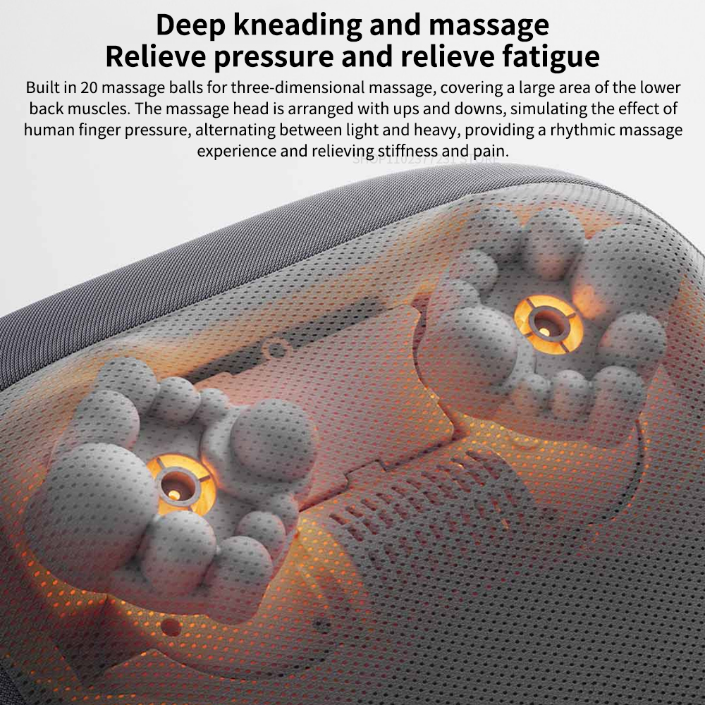 Smart Waist and Back Massager with Hot Compress and MiHome App Control