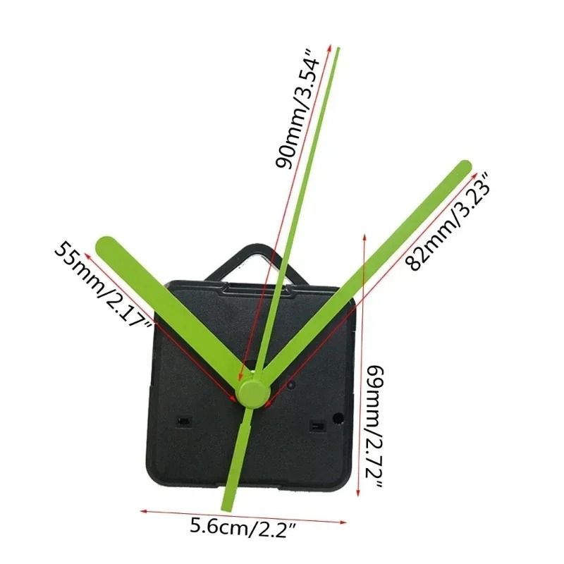 Quartz Clock Movement Silent Long Shaft Wall Clock Replacement Kit