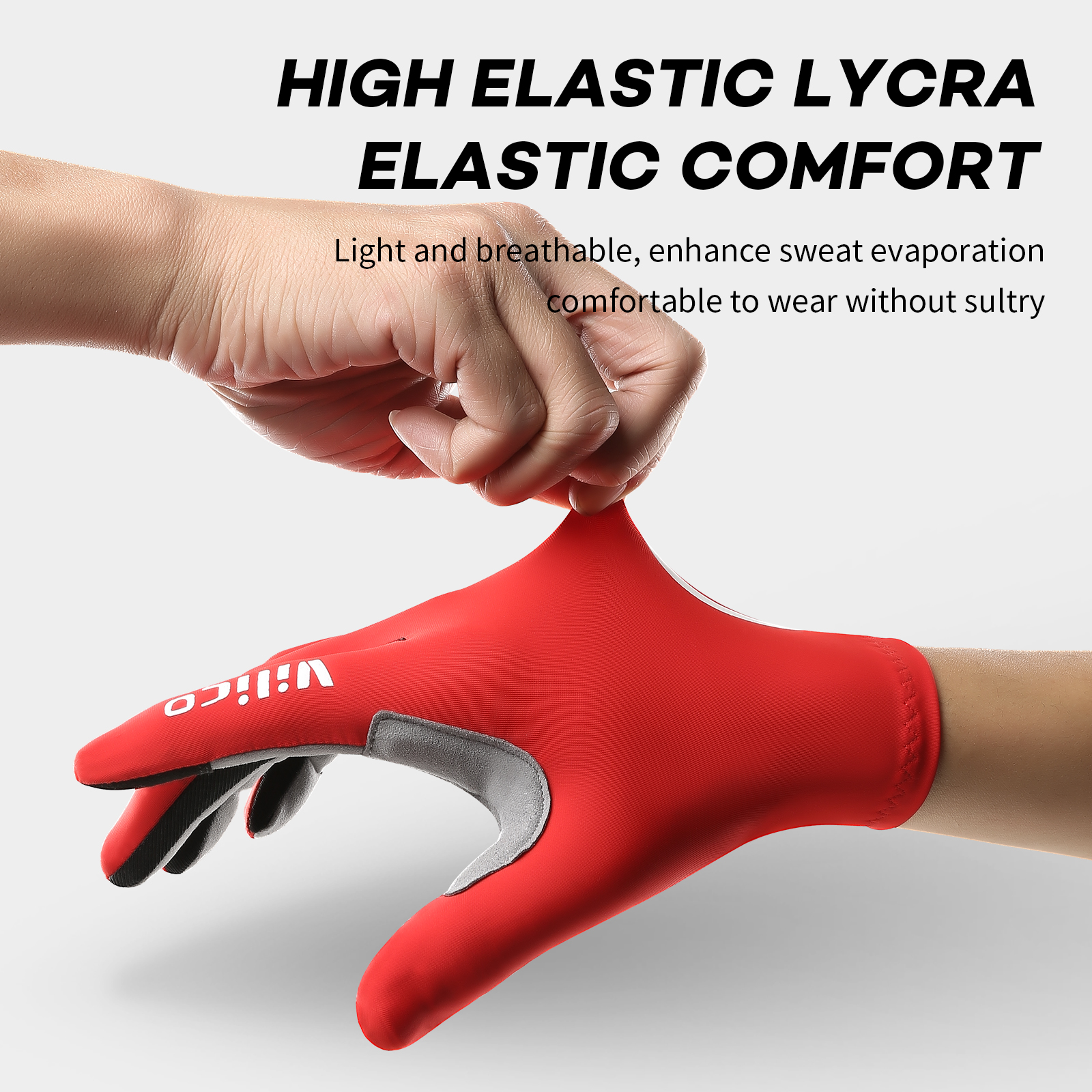 Professional Outdoor Cycling Gloves With Sensitive Touch Screen, Anti Slip Shock Absorption, Wear Resistant