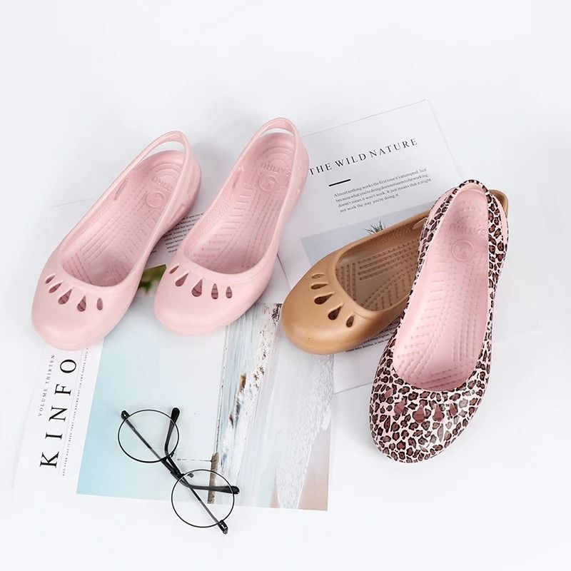 Womens Lightweight Anti Slip Summer Clogs with Breathable Hole Design for Outdoor and Beach Use