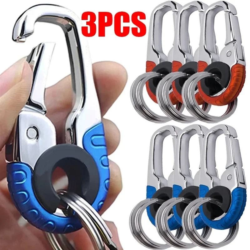 Stainless Steel Heavy Duty Mens Keychain Carabiner