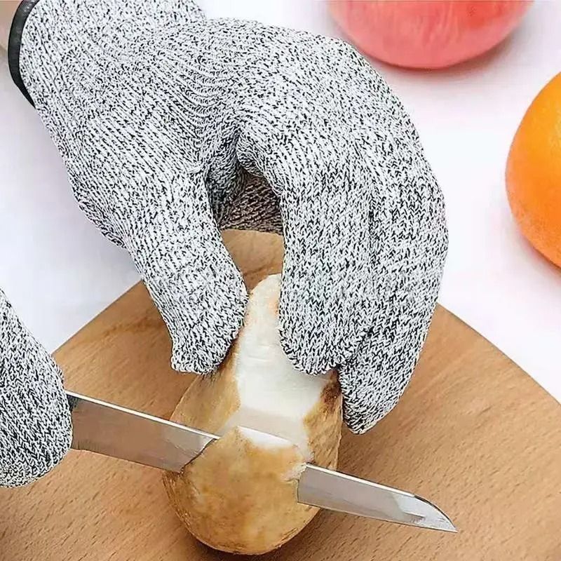 Level 5 Safety Protection Anti-Cut Gloves Cut-Proof and Stab-Resistant Metal Mesh Butcher Gloves