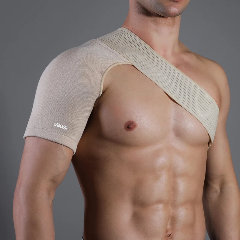 Adjustable Neoprene Shoulder Support Strap for Men and Women, Breathable Back Brace