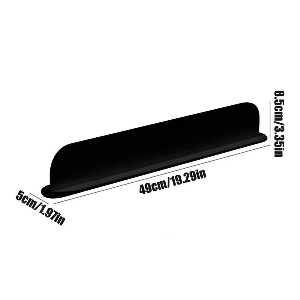 Silicone Kitchen Sink Splash Guard Water Barrier with Non Slip Adhesive Base