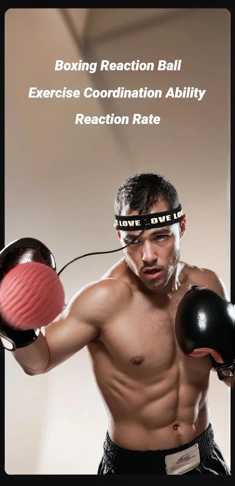 Head Mounted Boxing Speed Training Ball