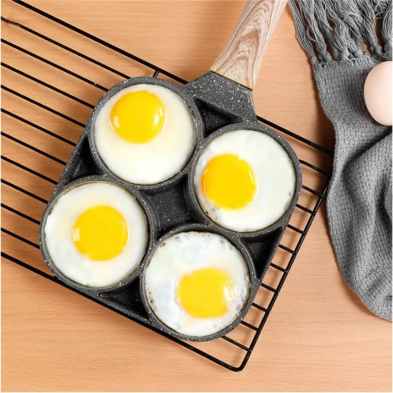 Thickened Non Stick Egg Omelette Pan, Grilled Steak Cooking Pan, Hamburger Bread Breakfast Maker, Induction Cook ware