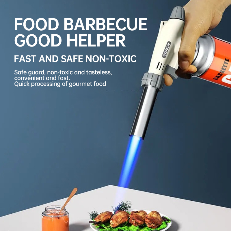 Portable Butane Gas Torch, Cooking & Barbecue Flame Gun for Welding and Camping