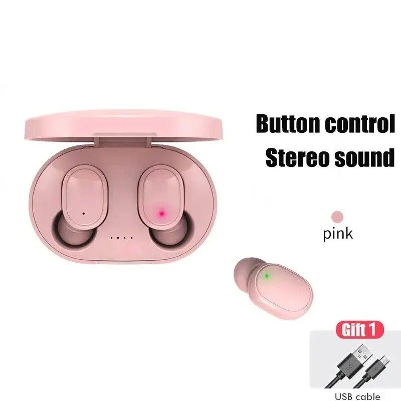 Wireless Bluetooth Earbuds with Noise Cancelling and Charging Case