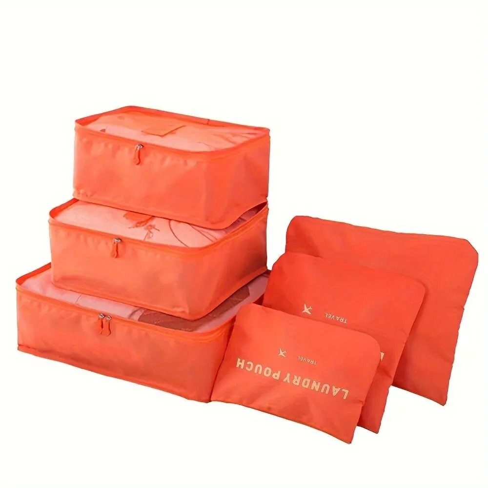 6-Piece Travel Luggage Packing Cube Set