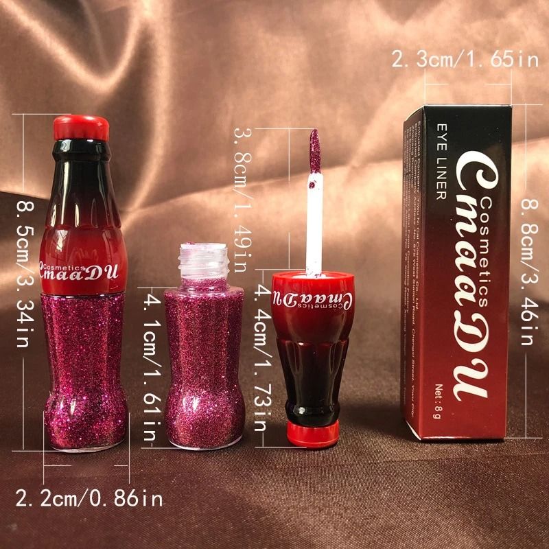 Waterproof Glitter Eyeliner Long Lasting Shimmer Eye Makeup