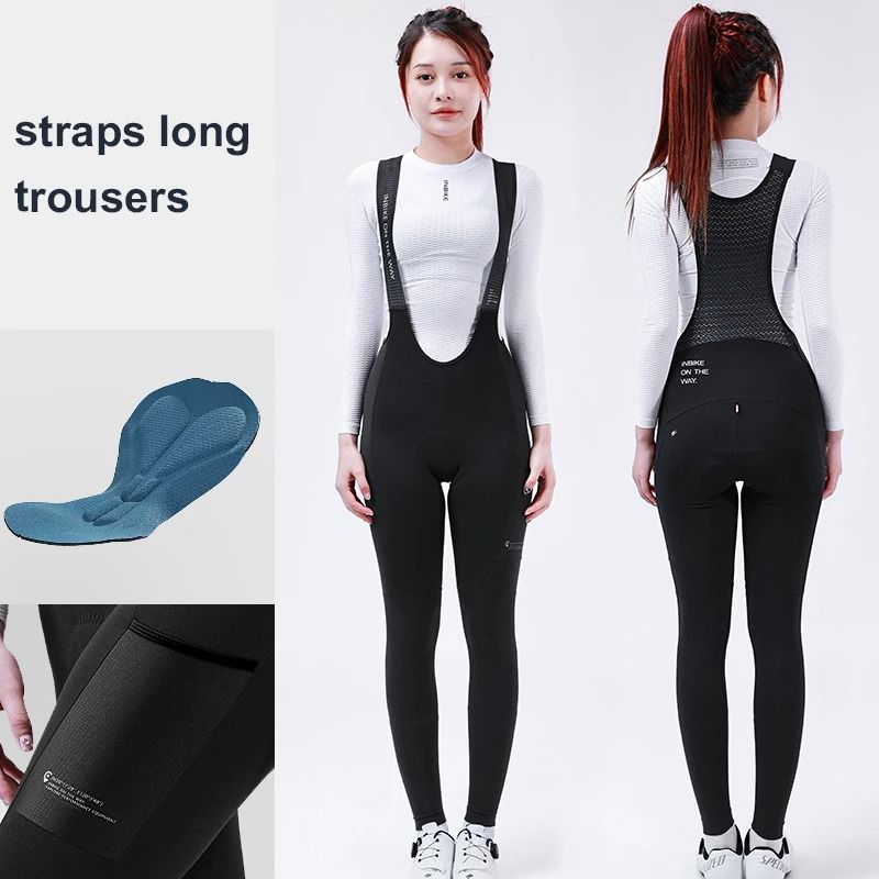 Women Winter Thermal Cycling Bib Pants
