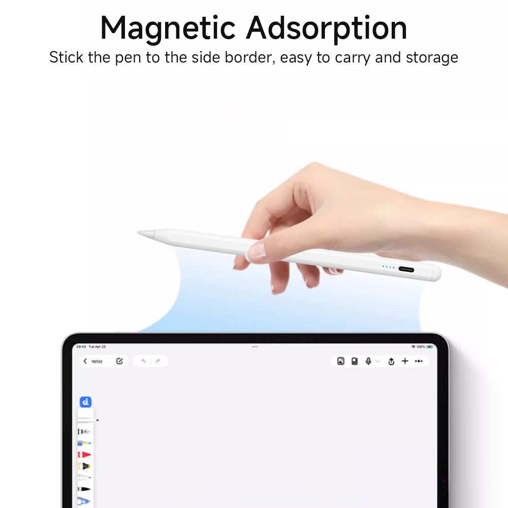 Magnetic Touch Pencil, Universal Stylus Compatible with 99 Percent Tablets, Mobile Devices, iPad Pencil Alternative