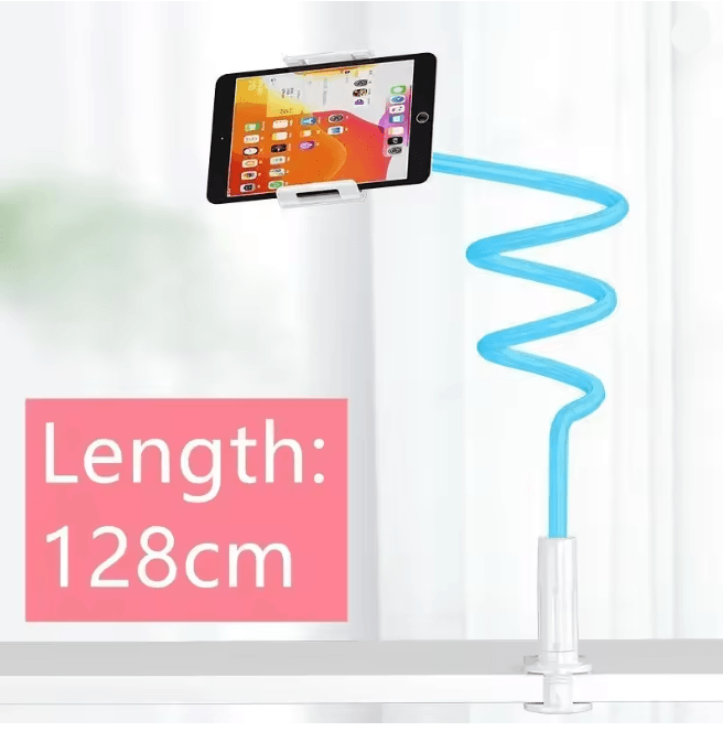 128cm Flexible Phone Holder Stand with 360 Rotation Clamp Mount